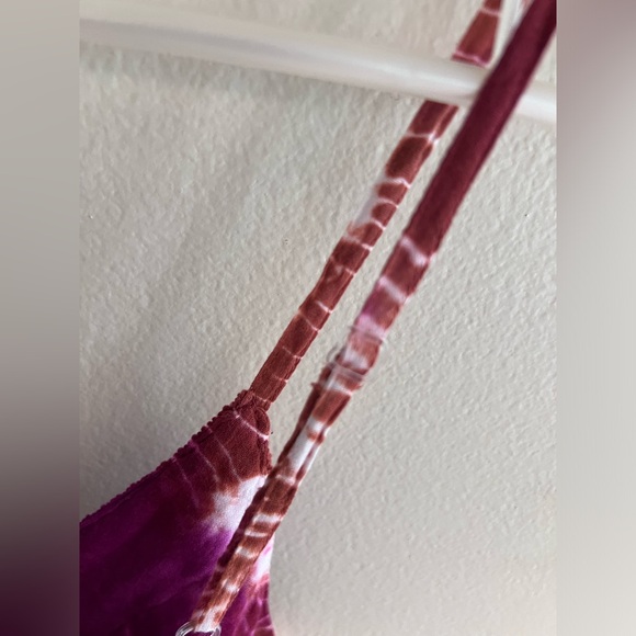 Raga Anthropologie Crochet Tie Dye Babydoll Dress/Tunic Top NWT Small - Picture 6 of 9